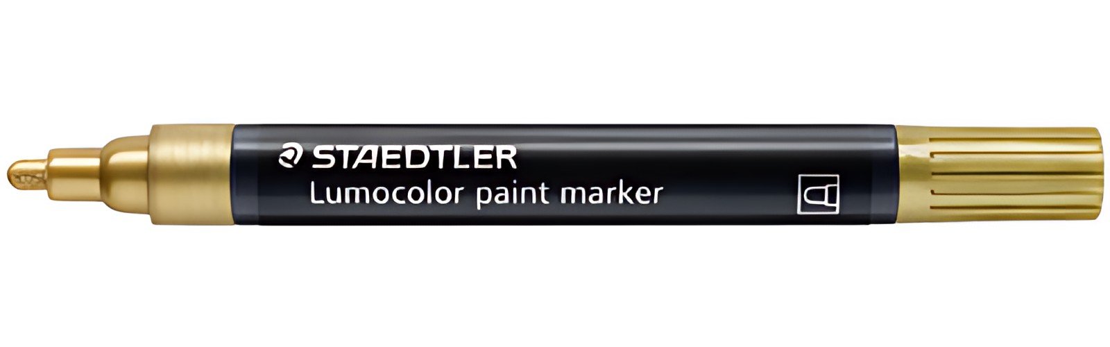 STAEDTLER Marqueur acrylique paint marker Lumocolor, or