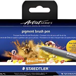 STAEDTLER Feutre pigment brush pen "Yellows & Oranges"