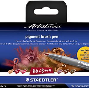 STAEDTLER Feutre pigment brush pen "Reds & Browns"