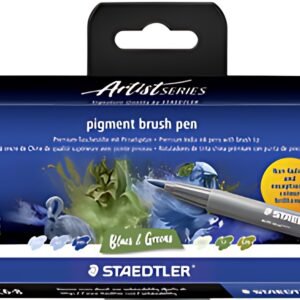 STAEDTLER Feutre pigment brush pen "Blues & Greens"