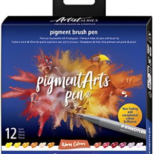 STAEDTLER Feutre pigment brush pen "Warm Colours"