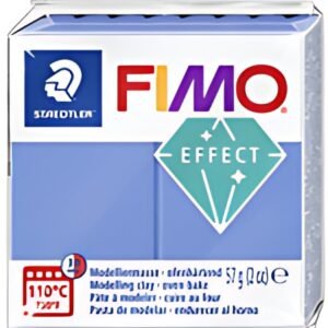 FIMO Pâte à modeler EFFECT, 57 g, bleu métallisé