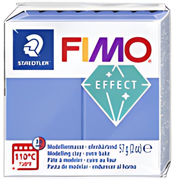 FIMO Pâte à modeler EFFECT, 57 g, bleu métallisé