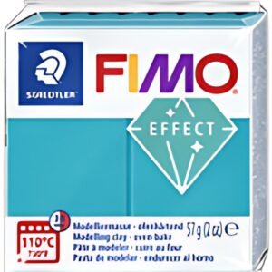 FIMO Pâte à modeler EFFECT, 57 g, turquoise métallisé