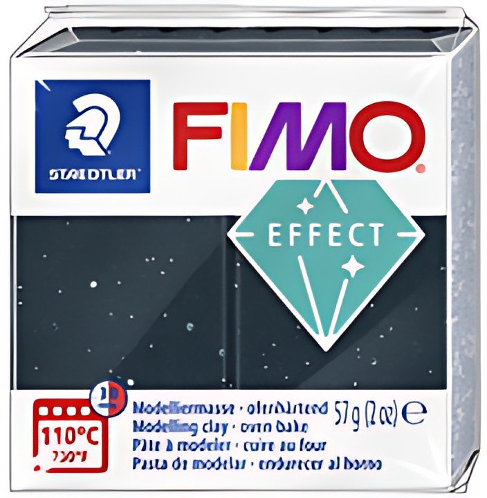 FIMO Pâte à modeler EFFECT, 57 g, noir granit