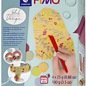 FIMO Kit de pâte à modeler SOFT design slab, à cuire au four