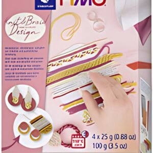 FIMO Kit pâte à modeler SOFT design tricot, à cuire au four