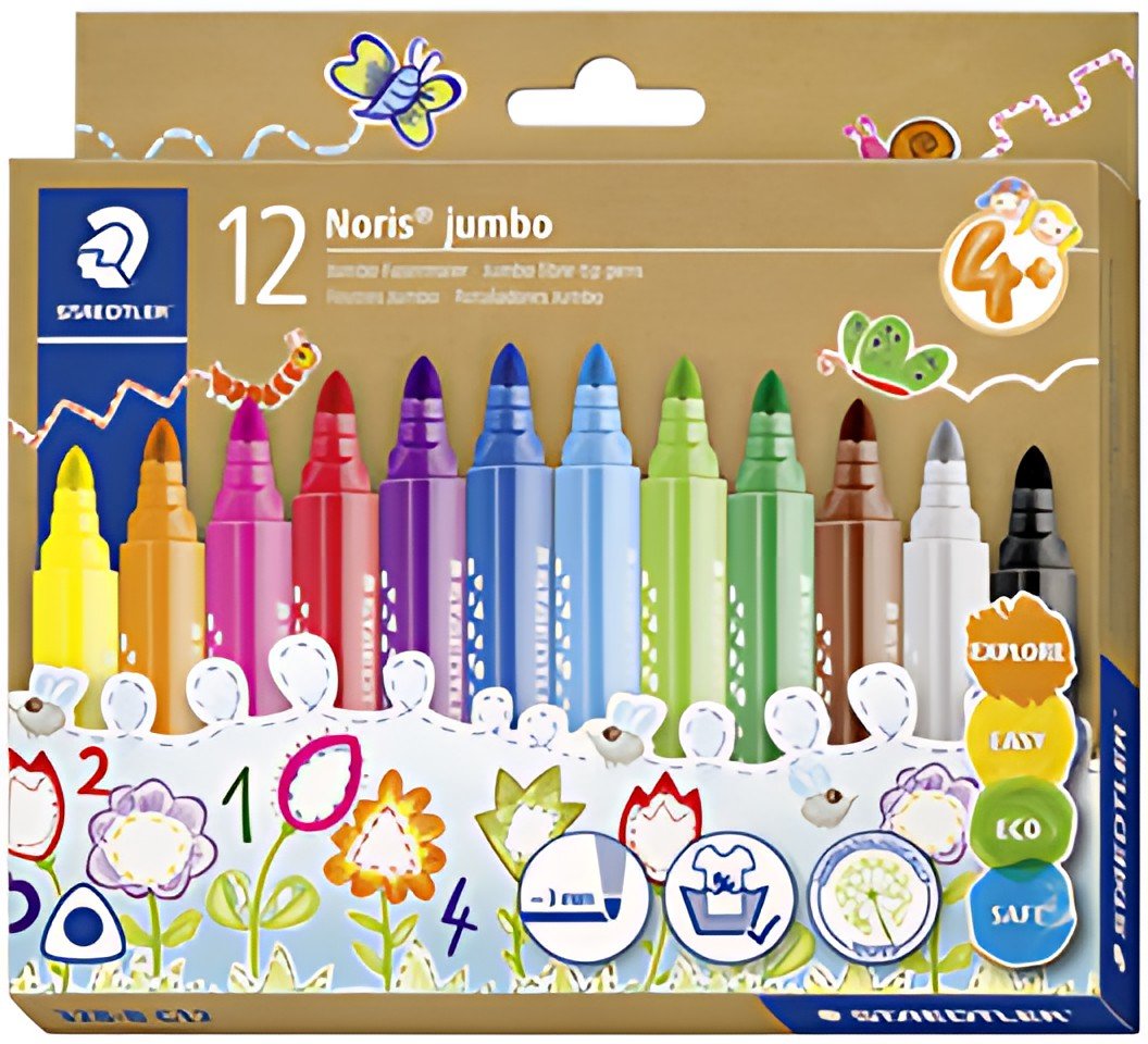 STAEDTLER Feutre Noris jumbo, étui carton de 12