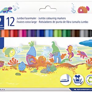 STAEDTLER Feutre Noris jumbo, étui carton de 12