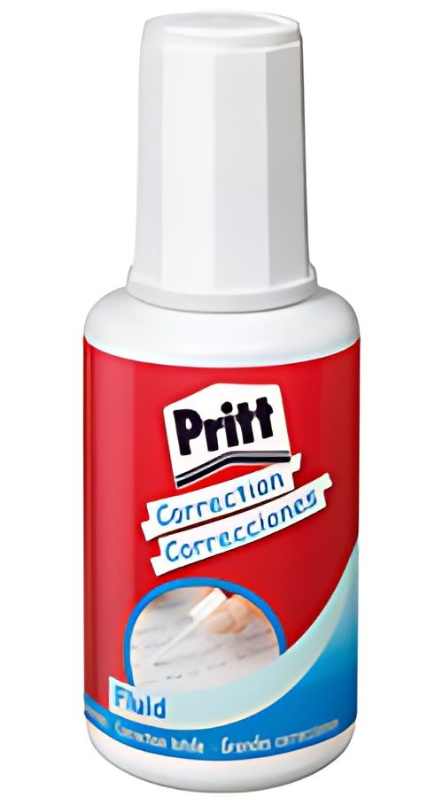 Pritt Liquide de correction "Correction Fluid", 20 ml, blanc