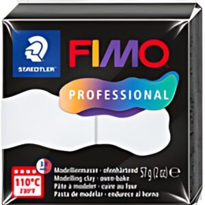 FIMO PROFESSIONAL Pâte à modeler, 57 g, blanc