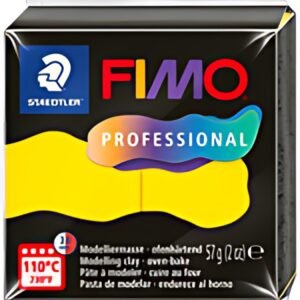 FIMO PROFESSIONAL Pâte à modeler, 57 g, jaune