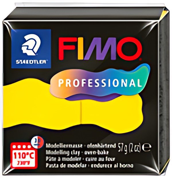 FIMO PROFESSIONAL Pâte à modeler, 57 g, jaune