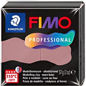 FIMO PROFESSIONAL Pâte à modeler, 57 g, vieux rose