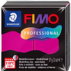 FIMO PROFESSIONAL Pâte à modeler, 57 g, magenta