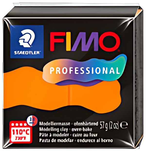 FIMO PROFESSIONAL Pâte à modeler, 57 g, orange
