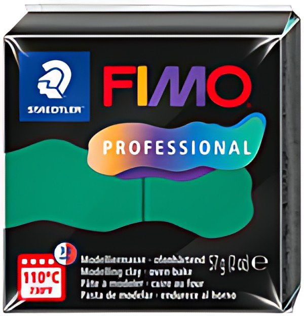 FIMO PROFESSIONAL Pâte à modeler, 57 g, vert