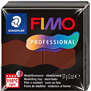 FIMO PROFESSIONAL Pâte à modeler, 57 g, chocolat