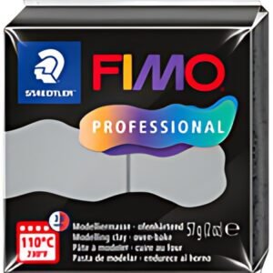FIMO PROFESSIONAL Pâte à modeler, 57 g, gris dauphin