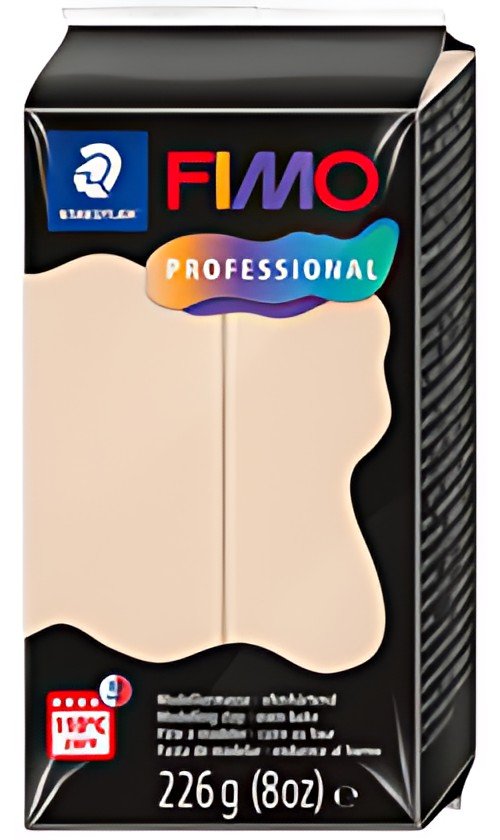 FIMO PROFESSIONAL Pâte à modeler, 226 g, beige