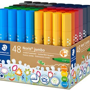 STAEDTLER Feutre Noris jumbo, pot de 48
