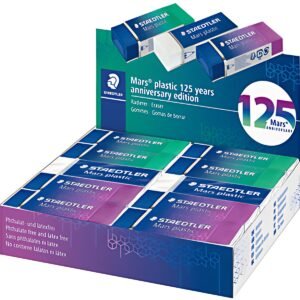 STAEDTLER Gomme en plastique Mars plastic, présentoir de 20