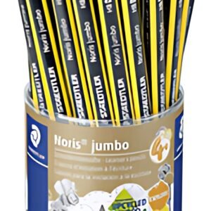 STAEDTLER Crayon de papier Noris jumbo, HB, pot de 48