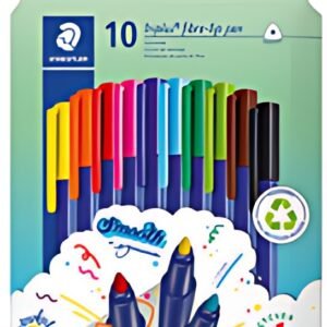 STAEDTLER Feutre triplus, étui carton de 10