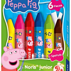 STAEDTLER Wachsmalkreide Noris junior Peppa, 6er Kartonetui