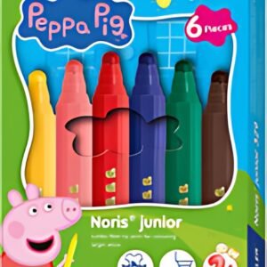 STAEDTLER Fasermaler Noris junior Peppa, 6er Kartonetui