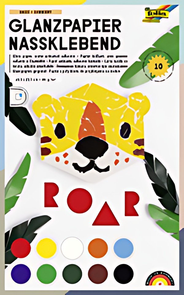 folia Papier brillant, 185 x 297 mm, 10 feuilles