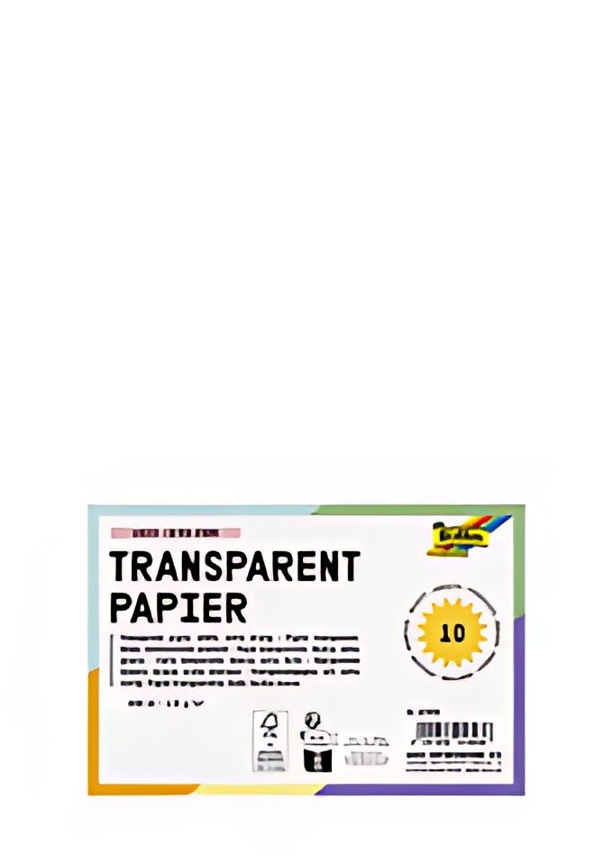 folia Papier transparent, A4, 115 g/m2, blanc