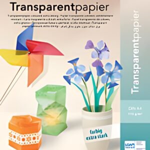 folia Papier transparent, A4, 115 g/m2, assorti