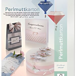 folia Carton nacré, (L)250 x (H)350 mm, 13 feuilles