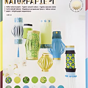 folia Bloc de papier naturel "KERALA", 20 feuilles