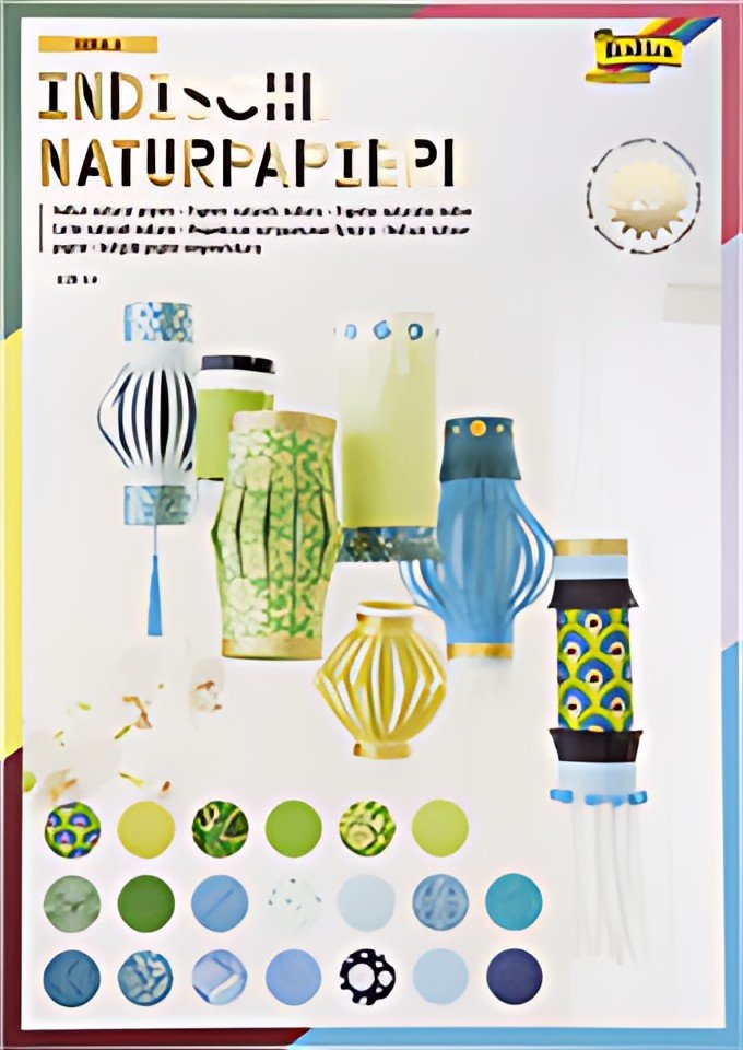 folia Bloc de papier naturel "KERALA", 20 feuilles