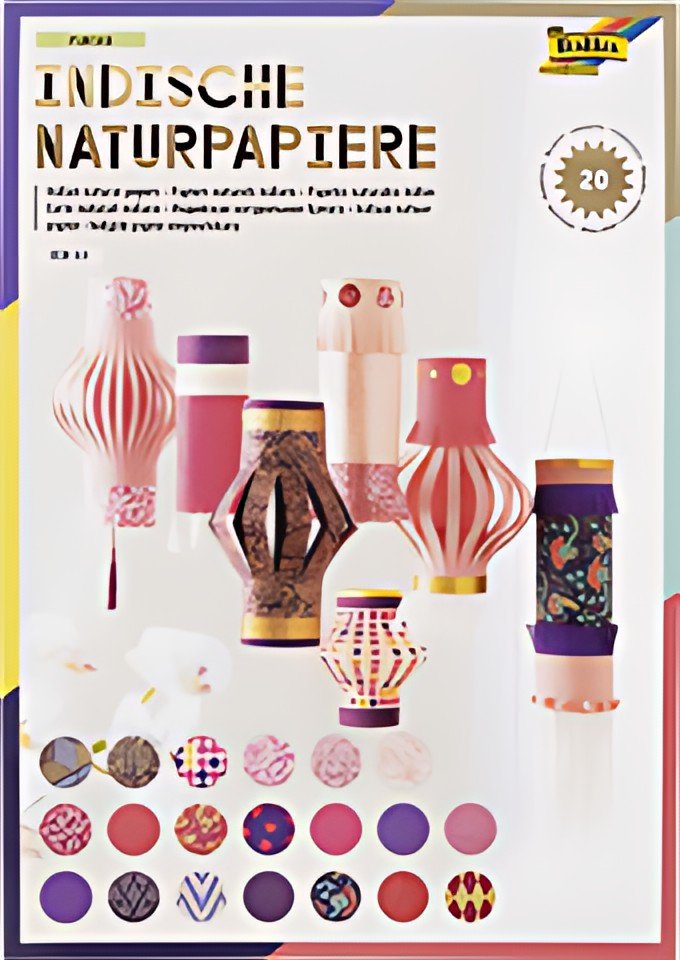 folia Bloc à papier naturel "PUNJAB", A4, 20 feuilles