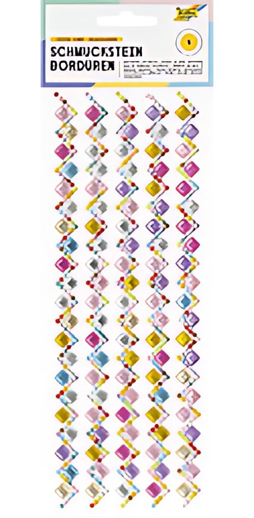 folia Bordure en strass "Candy 1", autocollant
