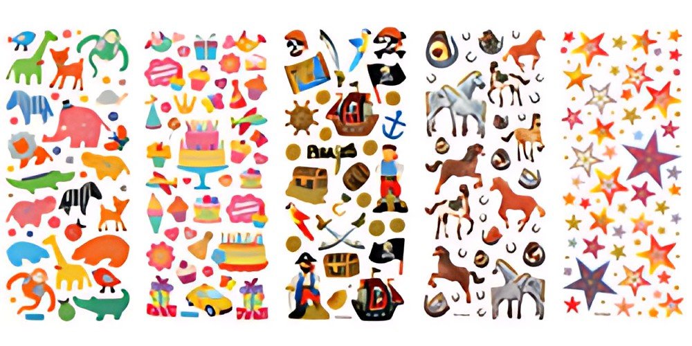 folia Sticker scintillant "Fantasia"