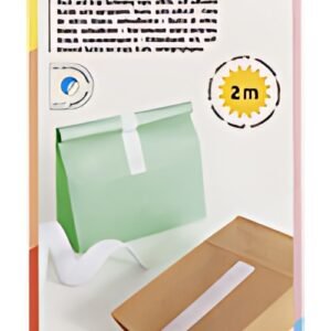 folia Bande auto-agrippante, 20 mm x 2 m, adhésif, blanc