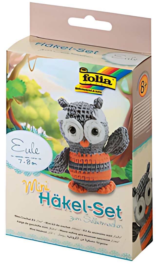 folia Mini kit de crochet "Hibou"