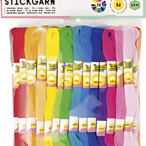 folia Fil à broder "Basic", 52 échevettes de 8 m, assorti
