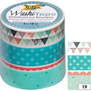 folia Rubans autocollants déco Washi-Tape PASTEL