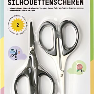 folia Ciseaux silhouette - kit, longueur: 105 mm, kit de 2