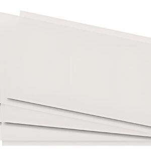 folia Découpes de papier transparent, 155 x 370 mm, blanc