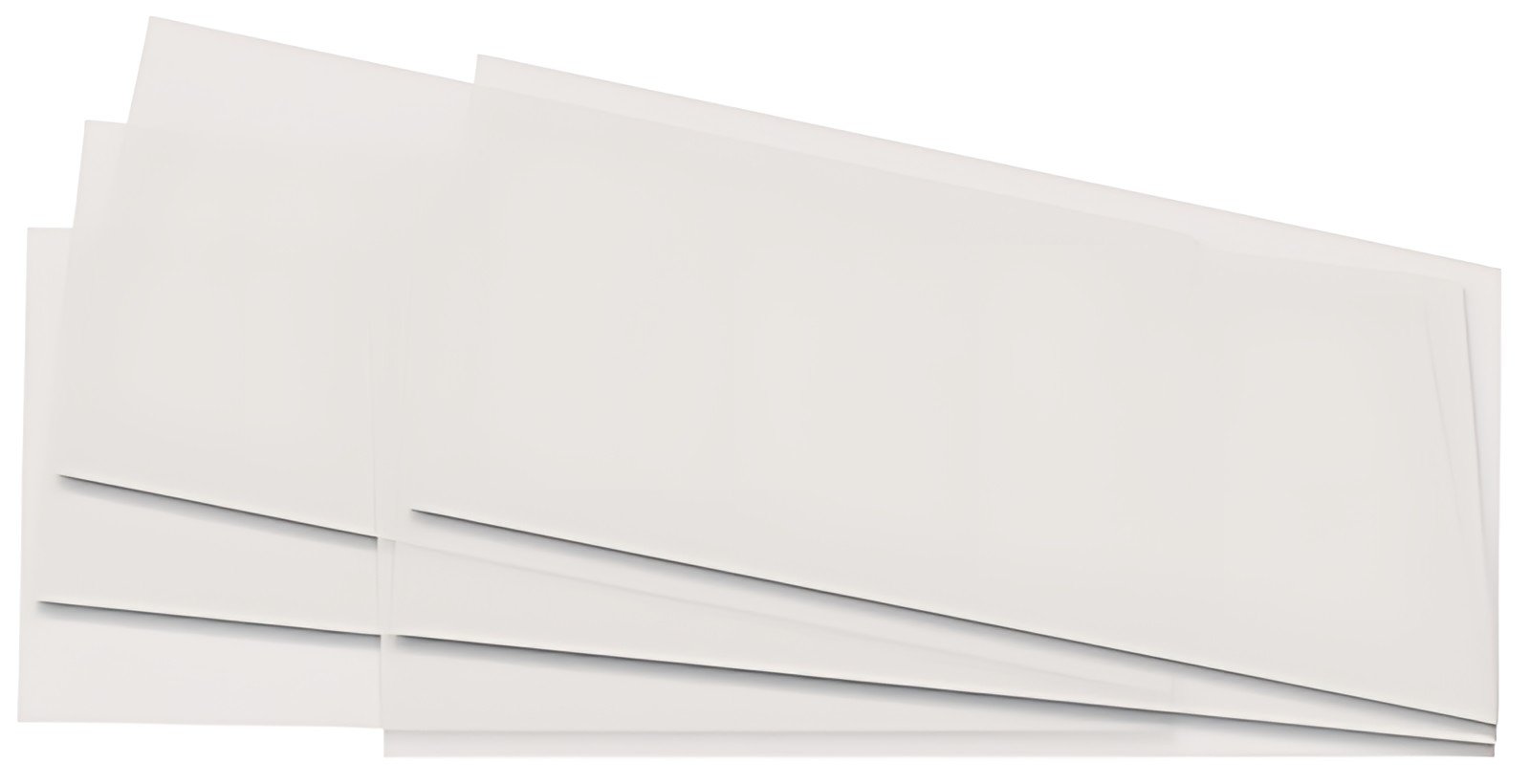 folia Découpes de papier transparent , 220 x 510 mm, blanc
