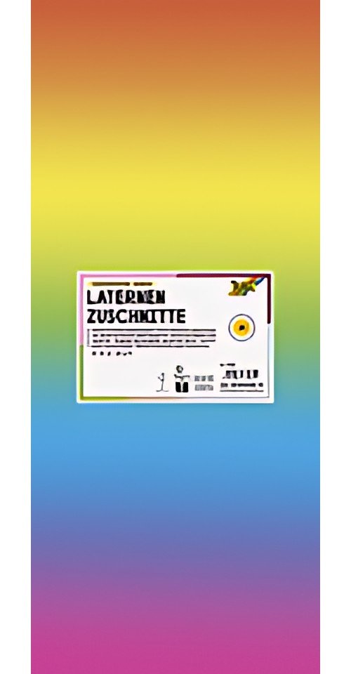 folia Papier transparent à decouper arc-en-ciel,220 x 510 mm