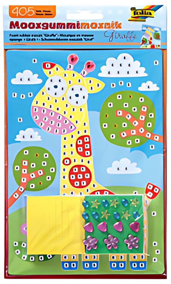 folia Mosaique de caoutchouc de mousse "girafe", 405 pièces