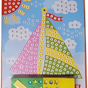 folia Mosaique de mousse caoutchouc "bateau", 405 pièces
