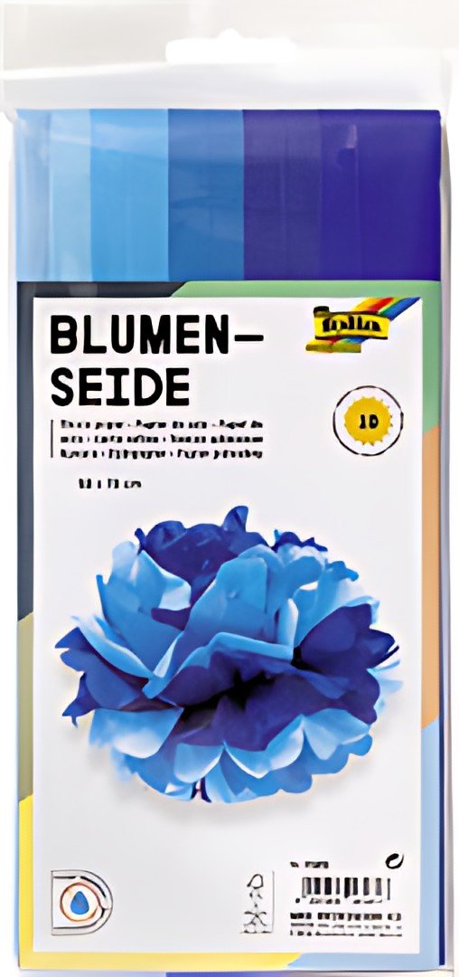 folia Papier de soie, (L)500 x (H)700 mm, 20 g/m2, bleu